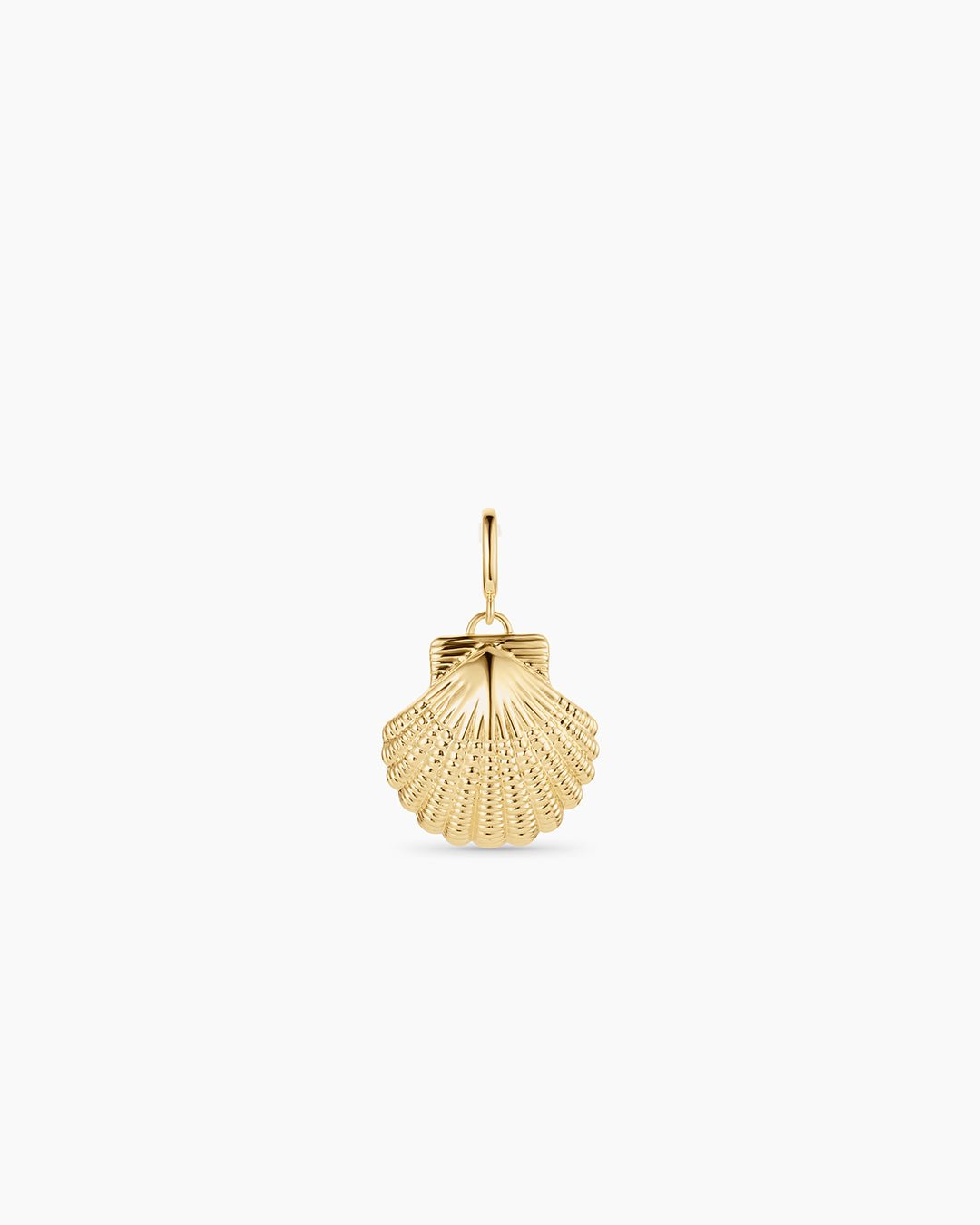 GOR Gold Scallop Shell Parker Charm