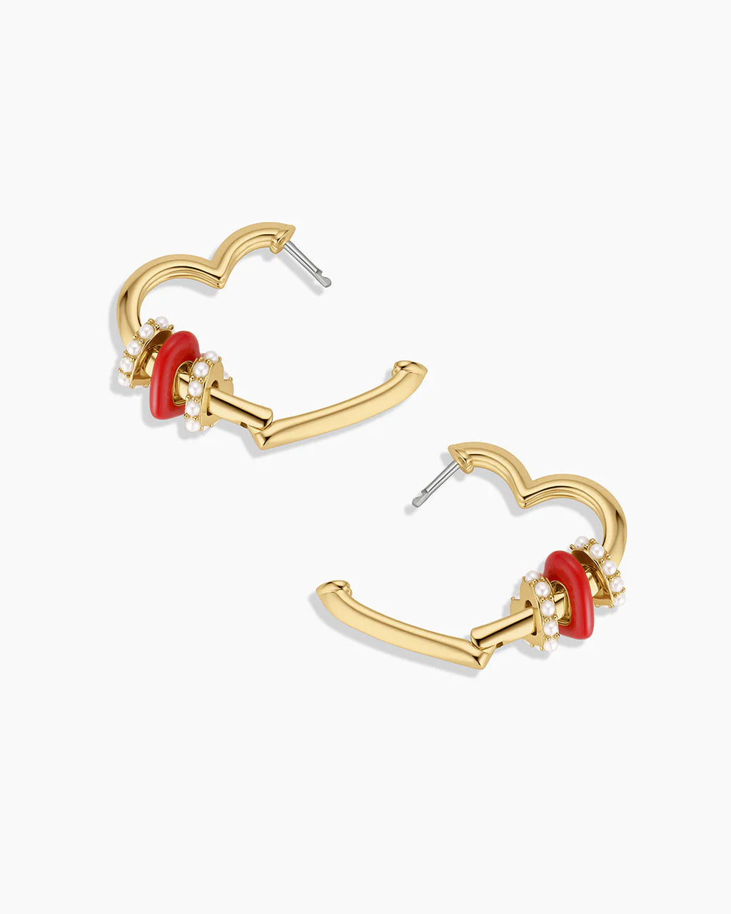 GOR Love Pearl Hoops