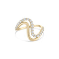 14k Vermeil The Marea Double Wave Ring