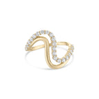 14k Vermeil The Marea Double Wave Ring