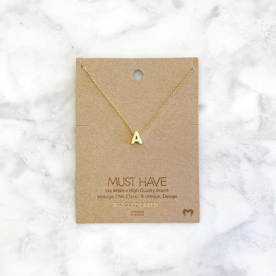 MH Initial Necklace