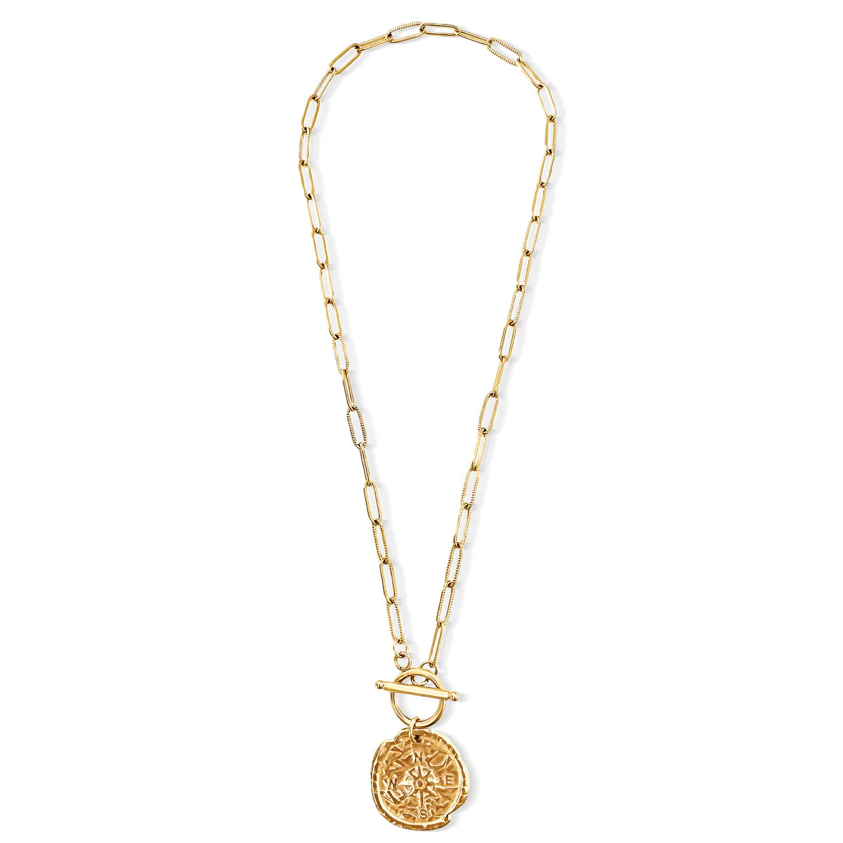 EV Asher Compass Toggle Necklace