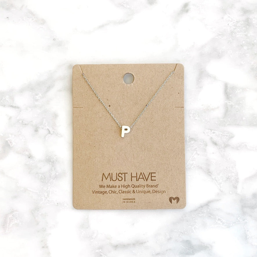 MH Initial Necklace