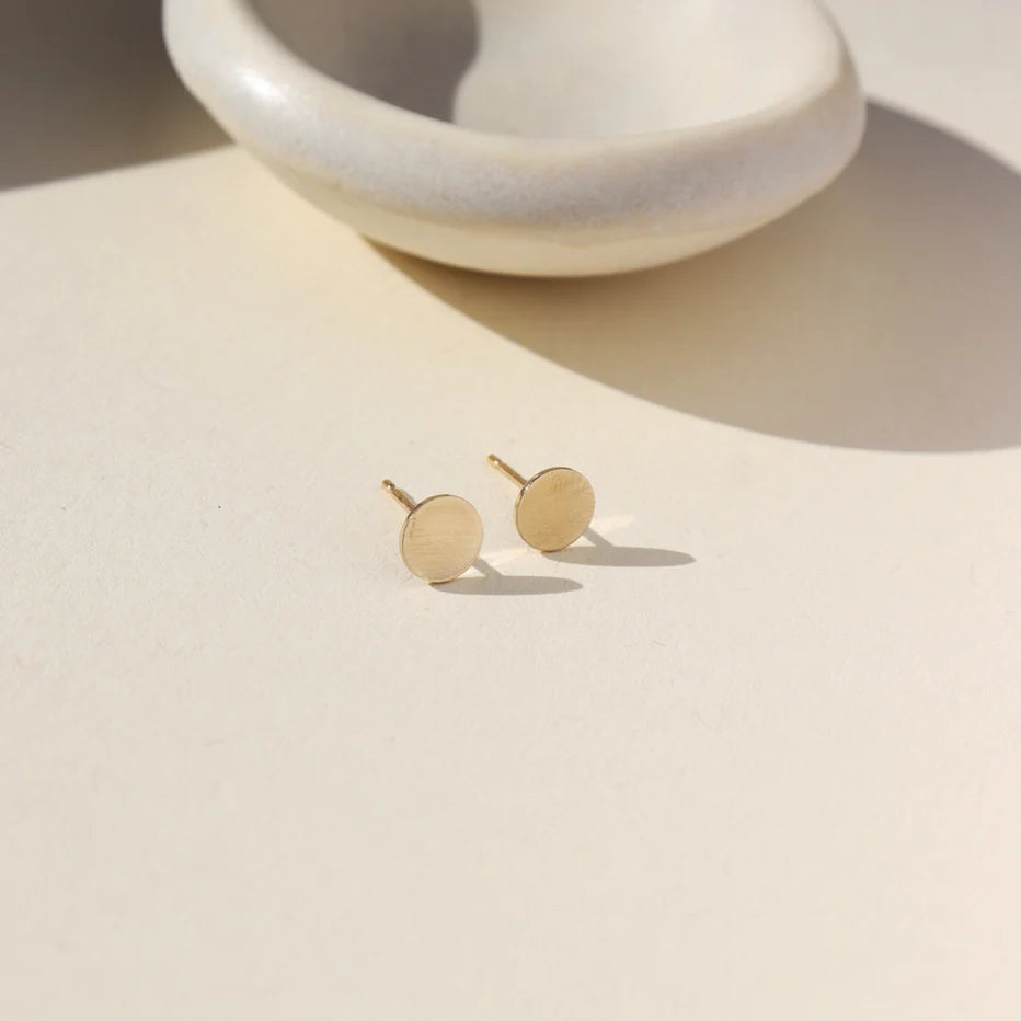 TKN Circle Stud Earrings