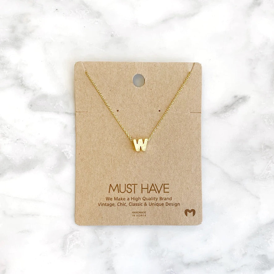 MH Initial Necklace