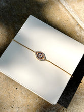 Load image into Gallery viewer, CZ Evil Eye Lariat Bracelet
