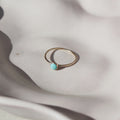 TKN 4mm Turquoise Ring