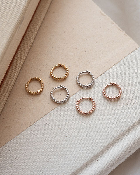 LAJ Mini Continuous Beaded Huggies