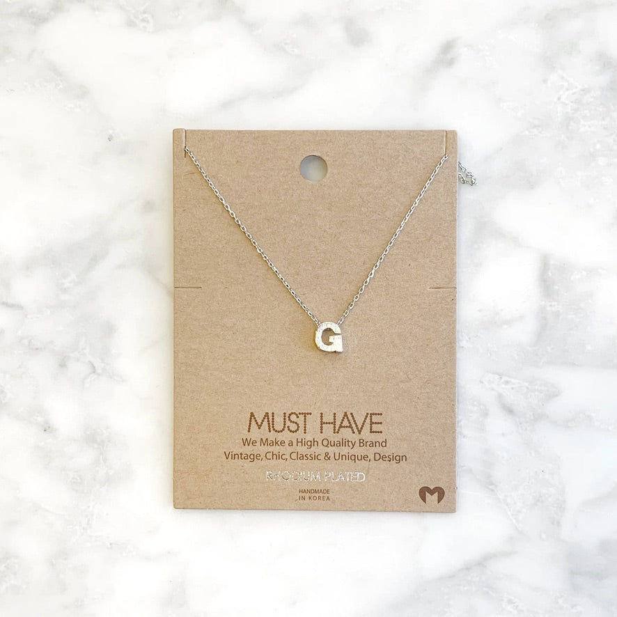 MH Initial Necklace