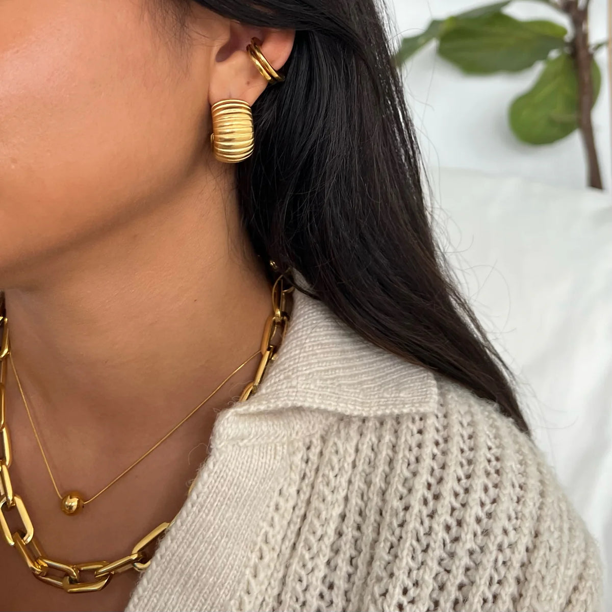 EV Gage Oversized Link Necklace