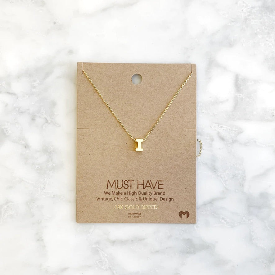 MH Initial Necklace