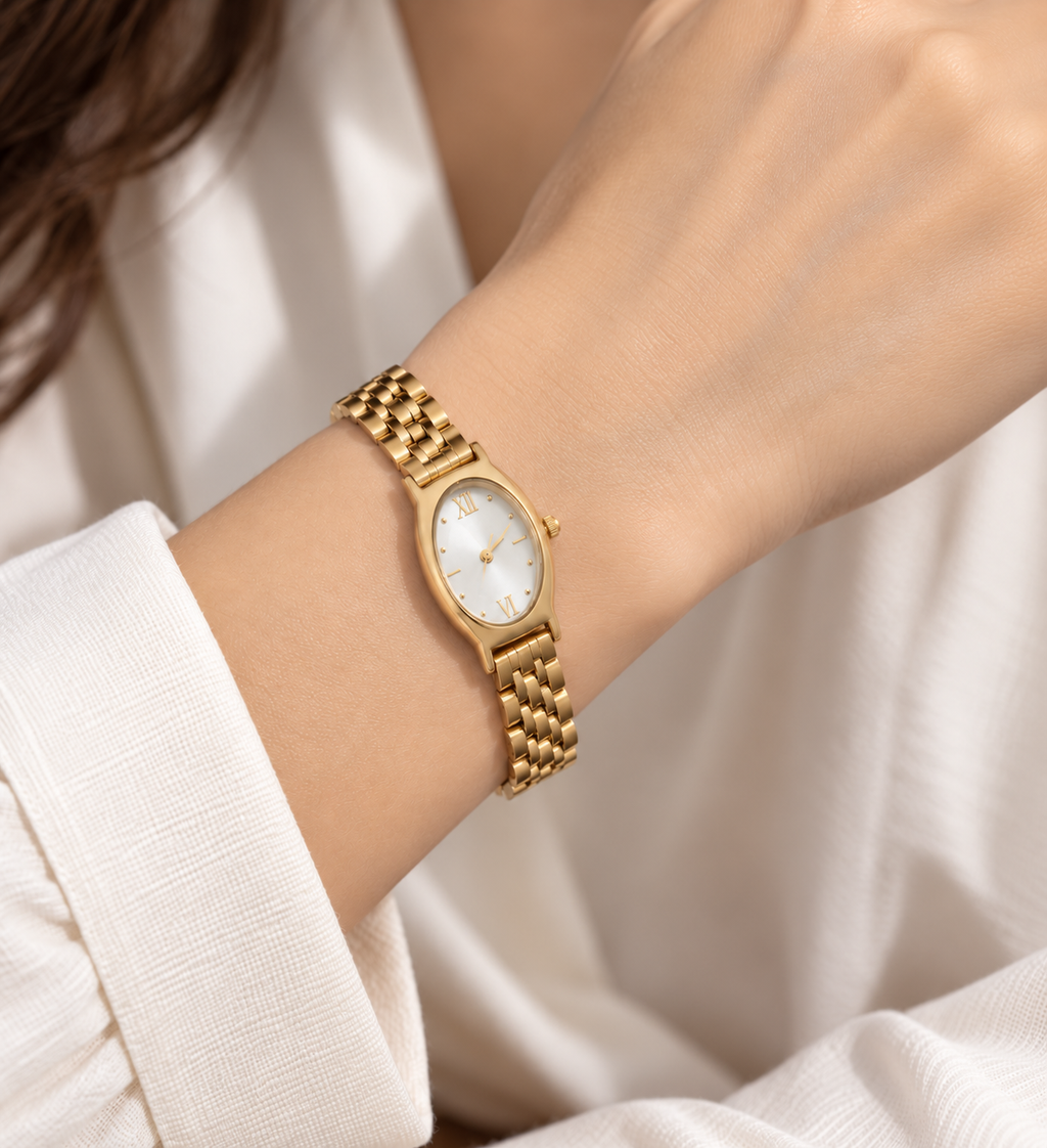 Greta Oval Face Bracelet Watch