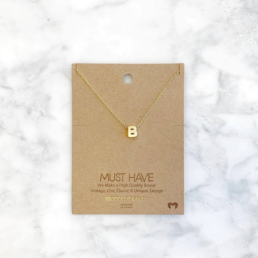 MH Initial Necklace