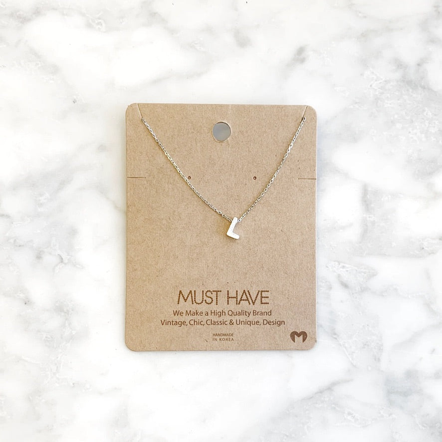 MH Initial Necklace