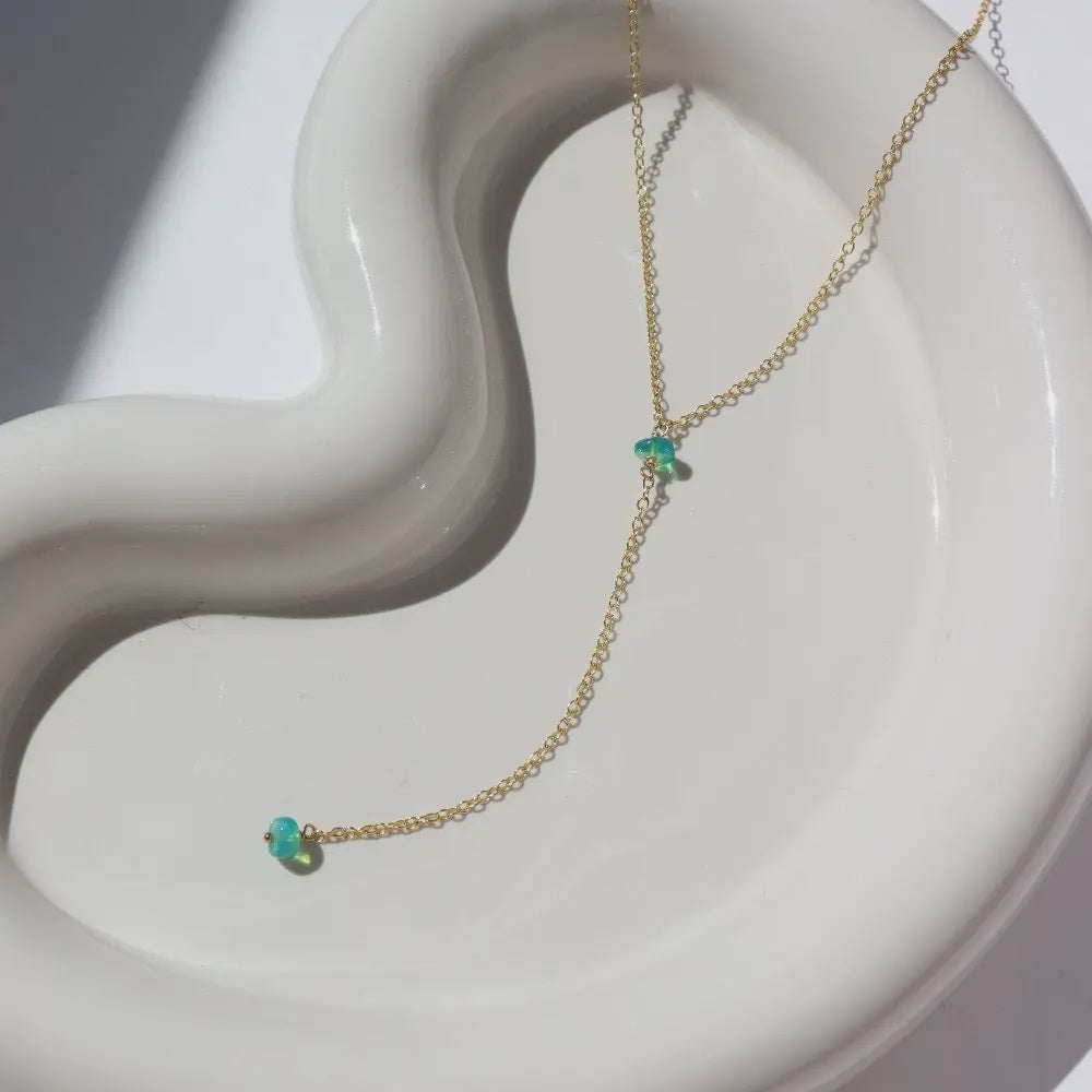 TKN Green Opal Lariat