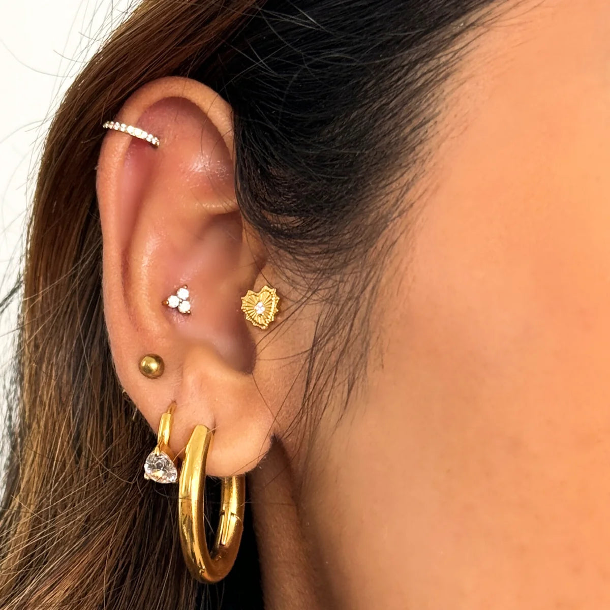 EV Sabina Triple Stone Earring