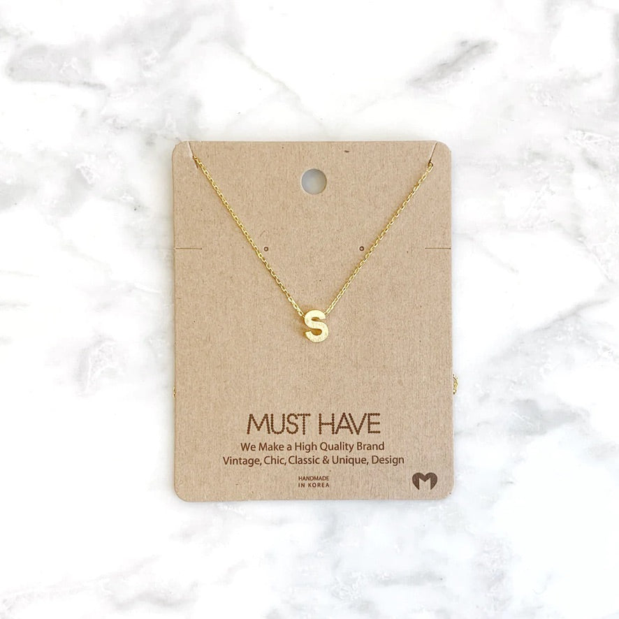 MH Initial Necklace