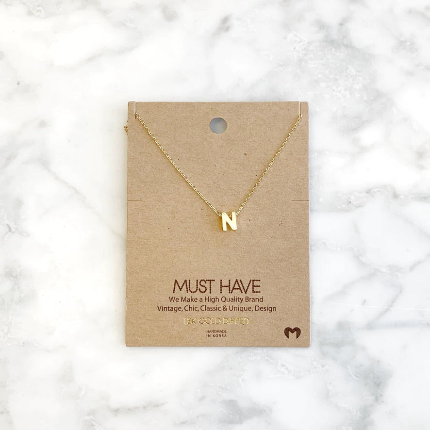 MH Initial Necklace