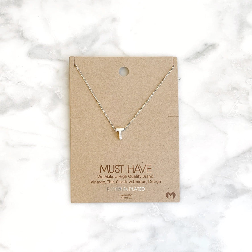 MH Initial Necklace
