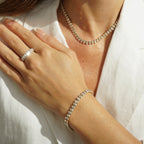 EV Mylah Oval Tennis Necklace