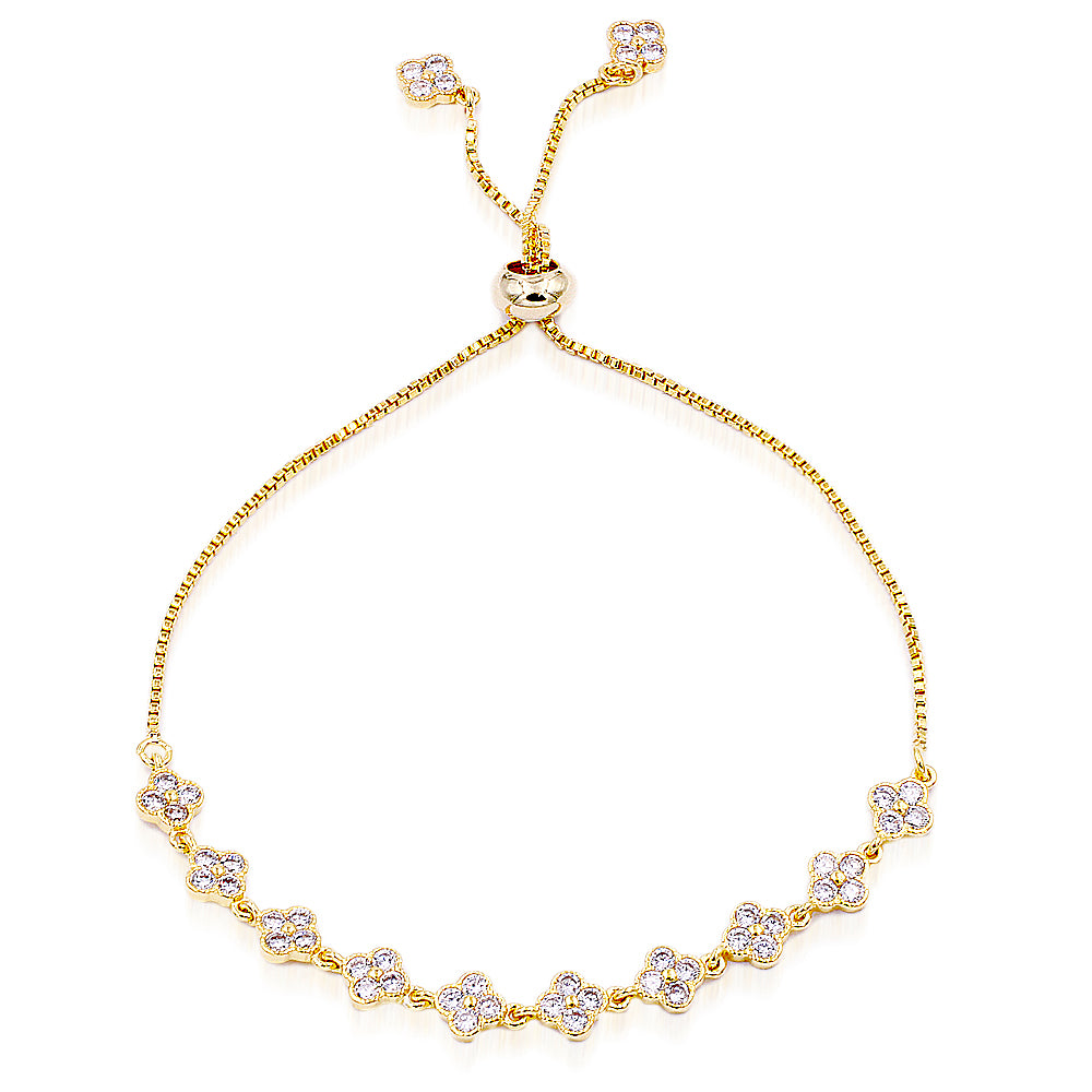 Clover Lariat Bracelet