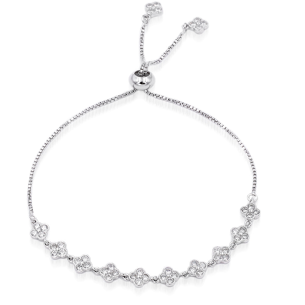 Clover Lariat Bracelet