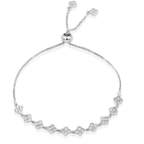 Clover Lariat Bracelet