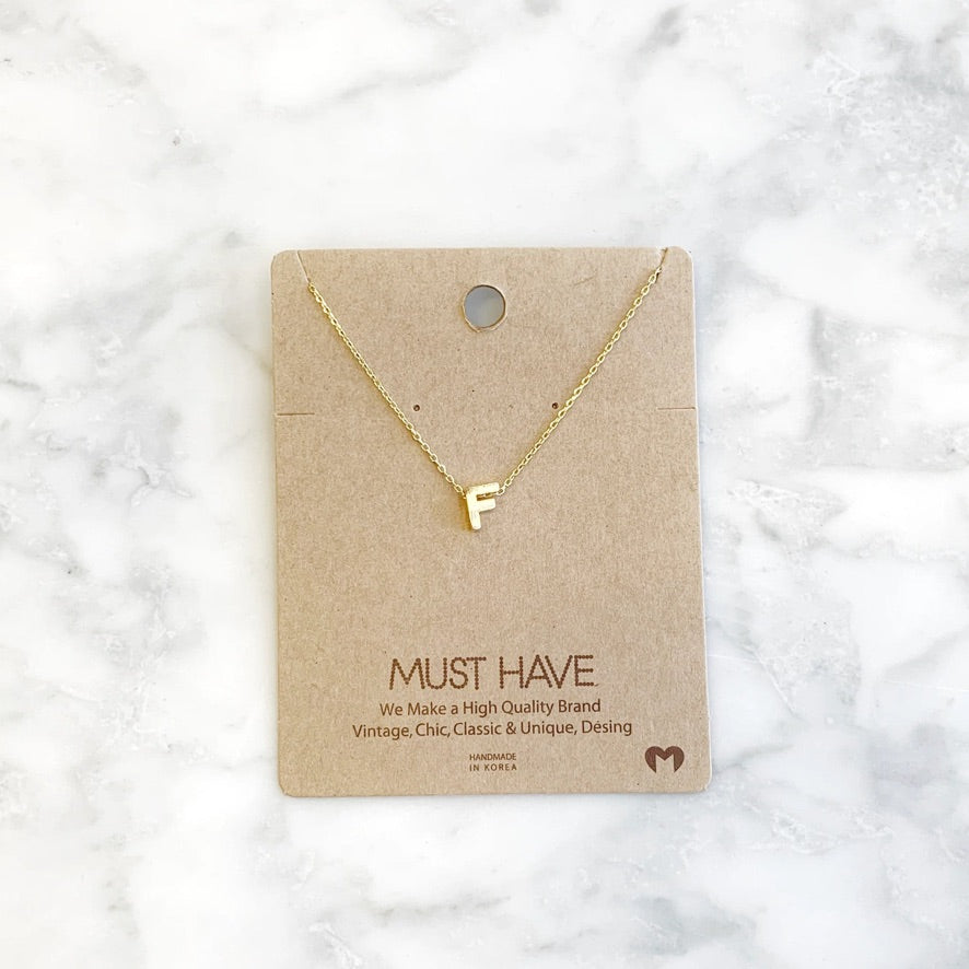 MH Initial Necklace