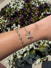 Load image into Gallery viewer, CZ Butterfly Lariat Bracelet
