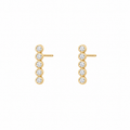 CZ bar studs