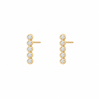 CZ bar studs