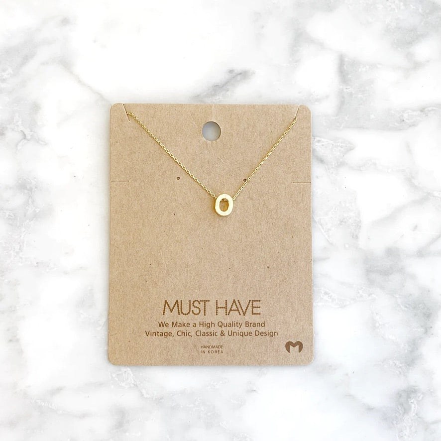 MH Initial Necklace