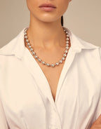 UNO COL1390 Snowflake Necklace