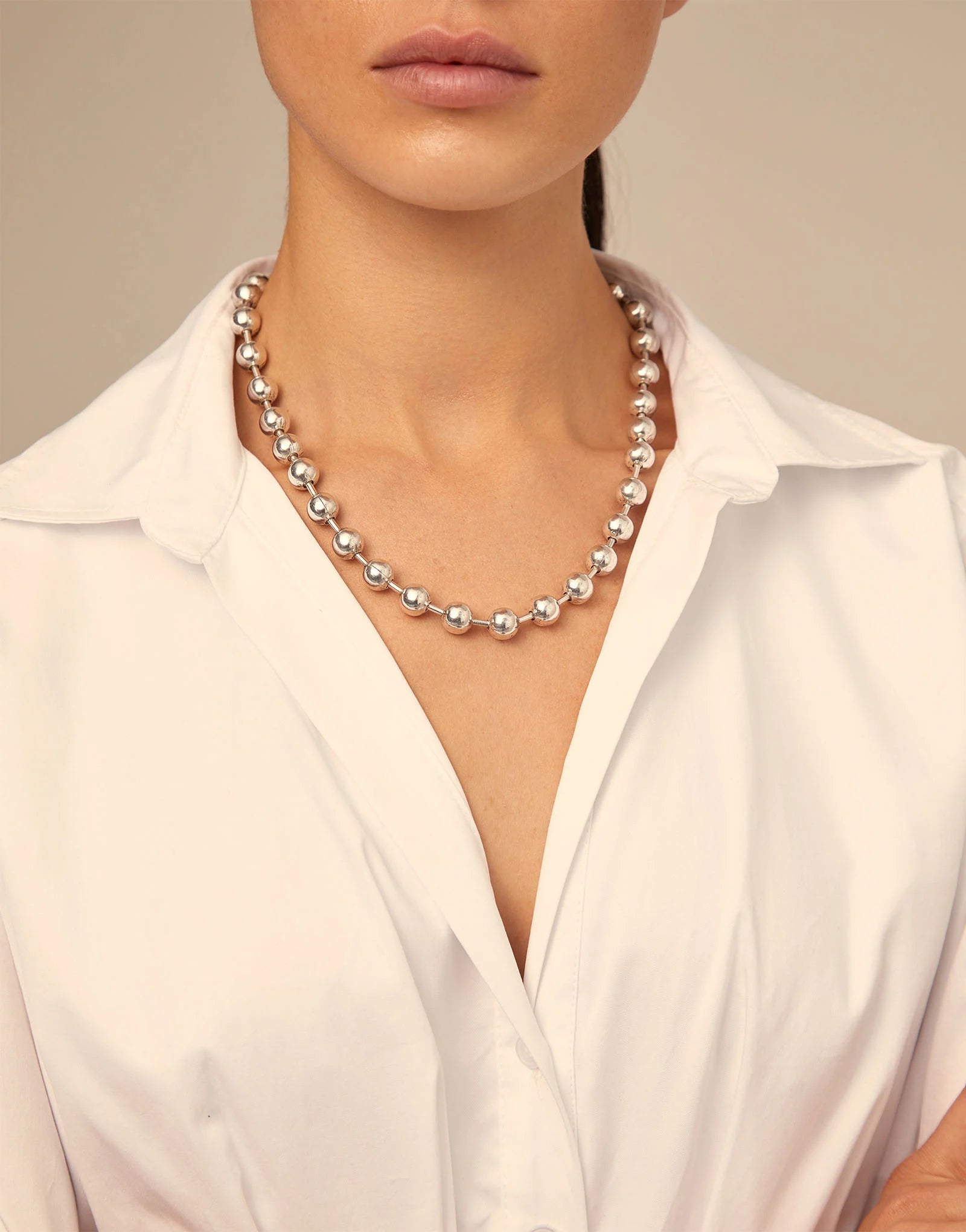 UNO COL1390 Snowflake Necklace