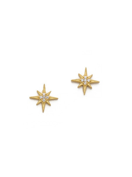 Tai CZE1 Starburst Studs