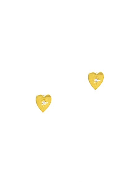 Tai Heart Stud Earrings