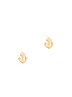 Tai Simple Anchor Stud Earrings