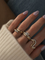 14k Vermeil The Marea Double Wave Ring