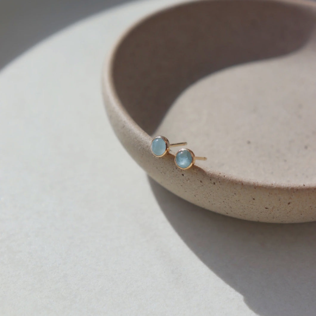 TKN Aquamarine Studs