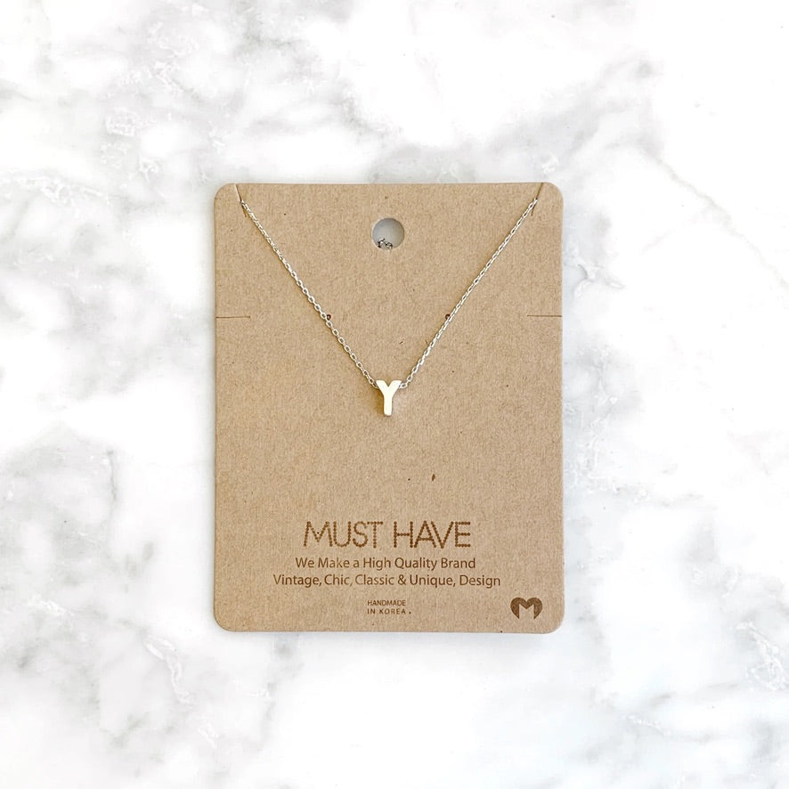 MH Initial Necklace