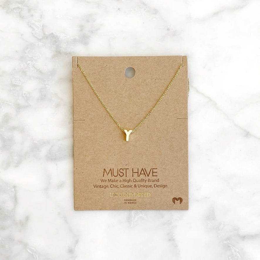 MH Initial Necklace