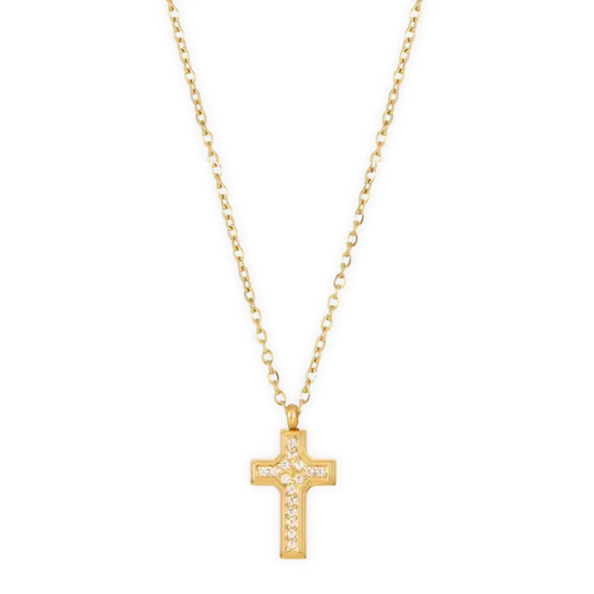 EV Wyatt Mini Cross Pendant Necklace