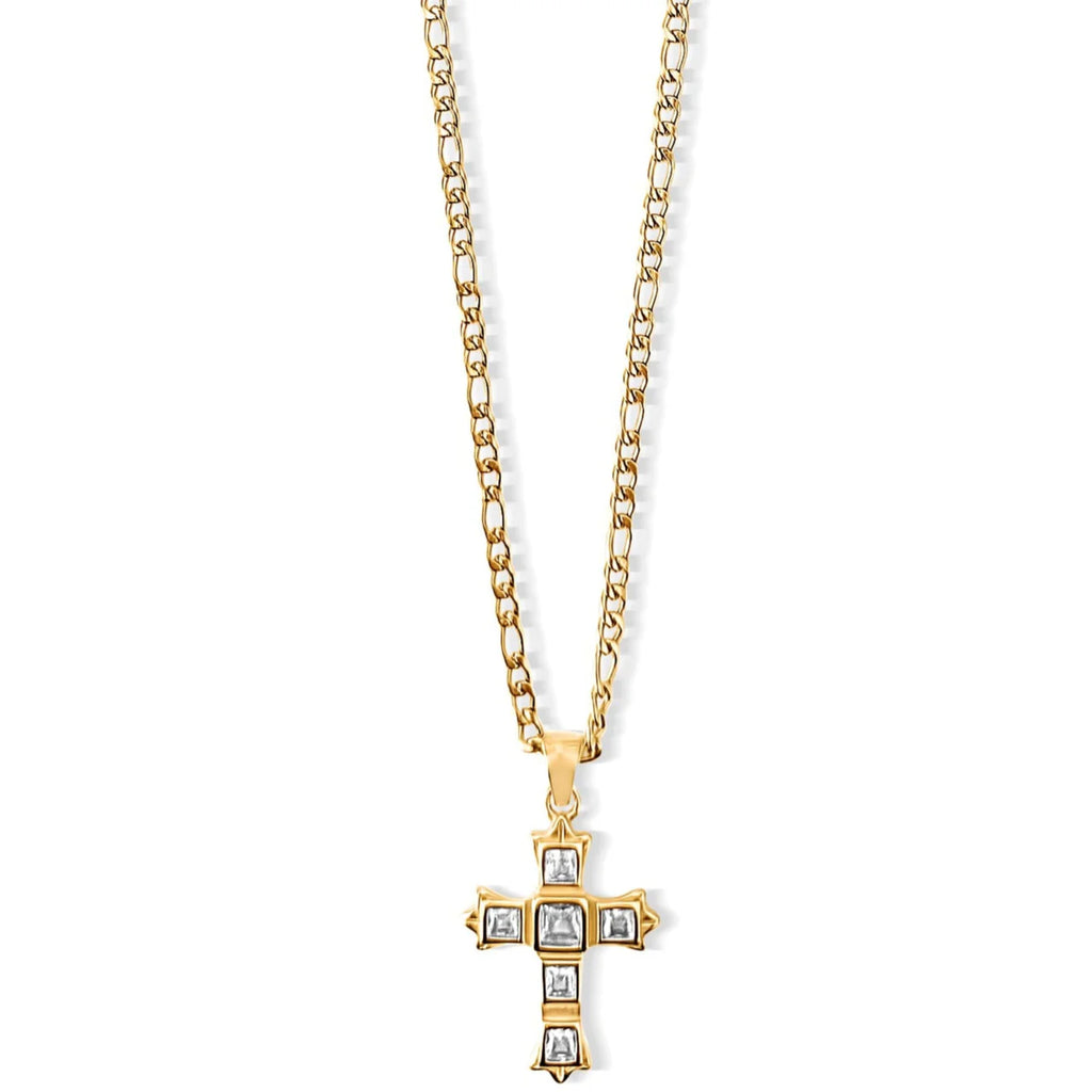 EV Maren Figaro Chain Cross Necklace