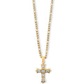 EV Maren Figaro Chain Cross Necklace