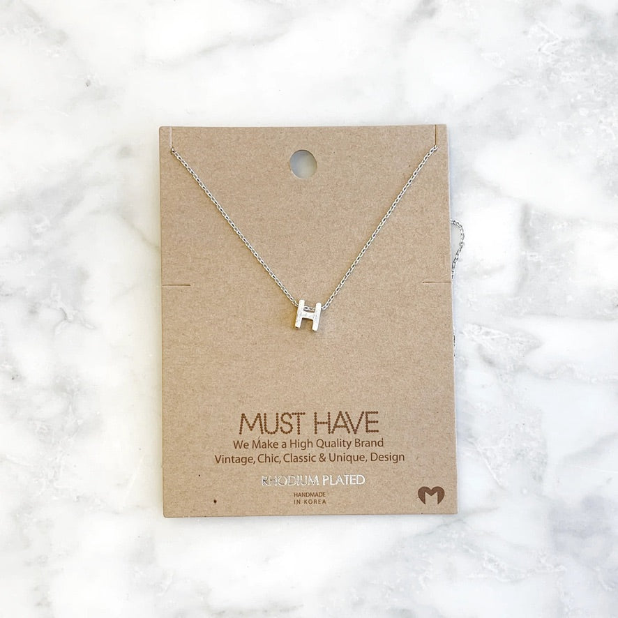 MH Initial Necklace