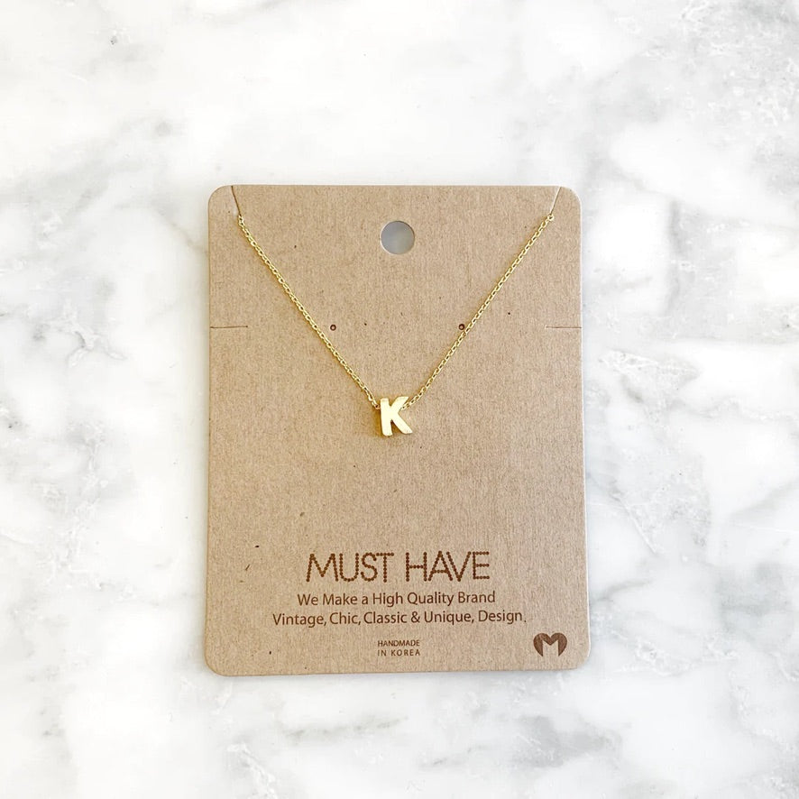 MH Initial Necklace