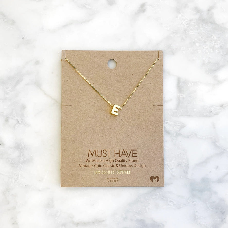 MH Initial Necklace