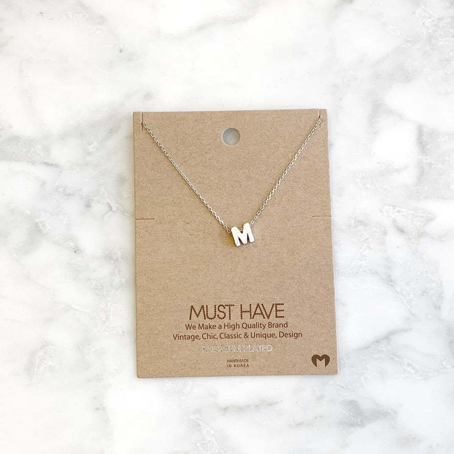 MH Initial Necklace