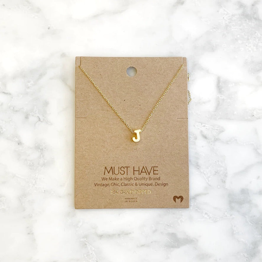 MH Initial Necklace
