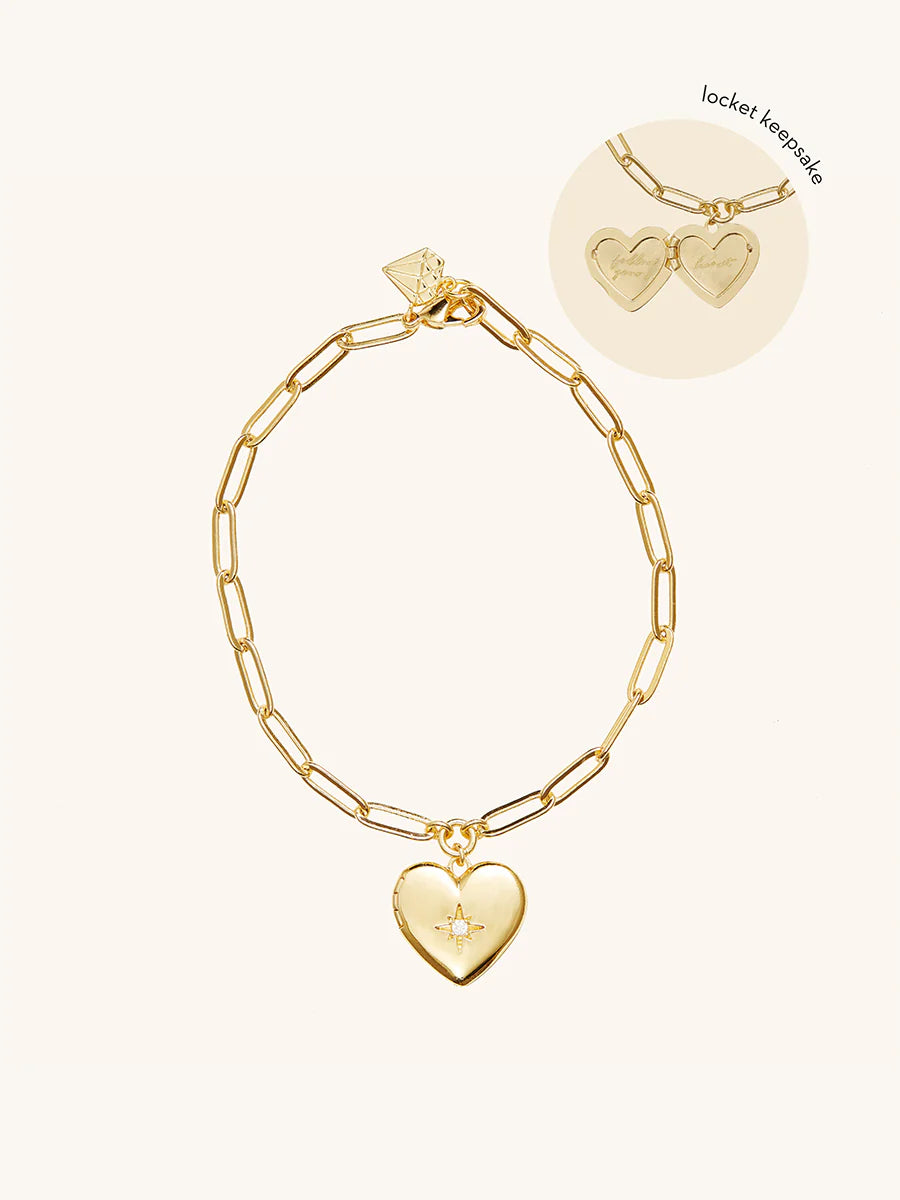 WCO Heart Locket Bracelet